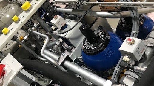 Hydraulikaggregat an Feinstanzpresse